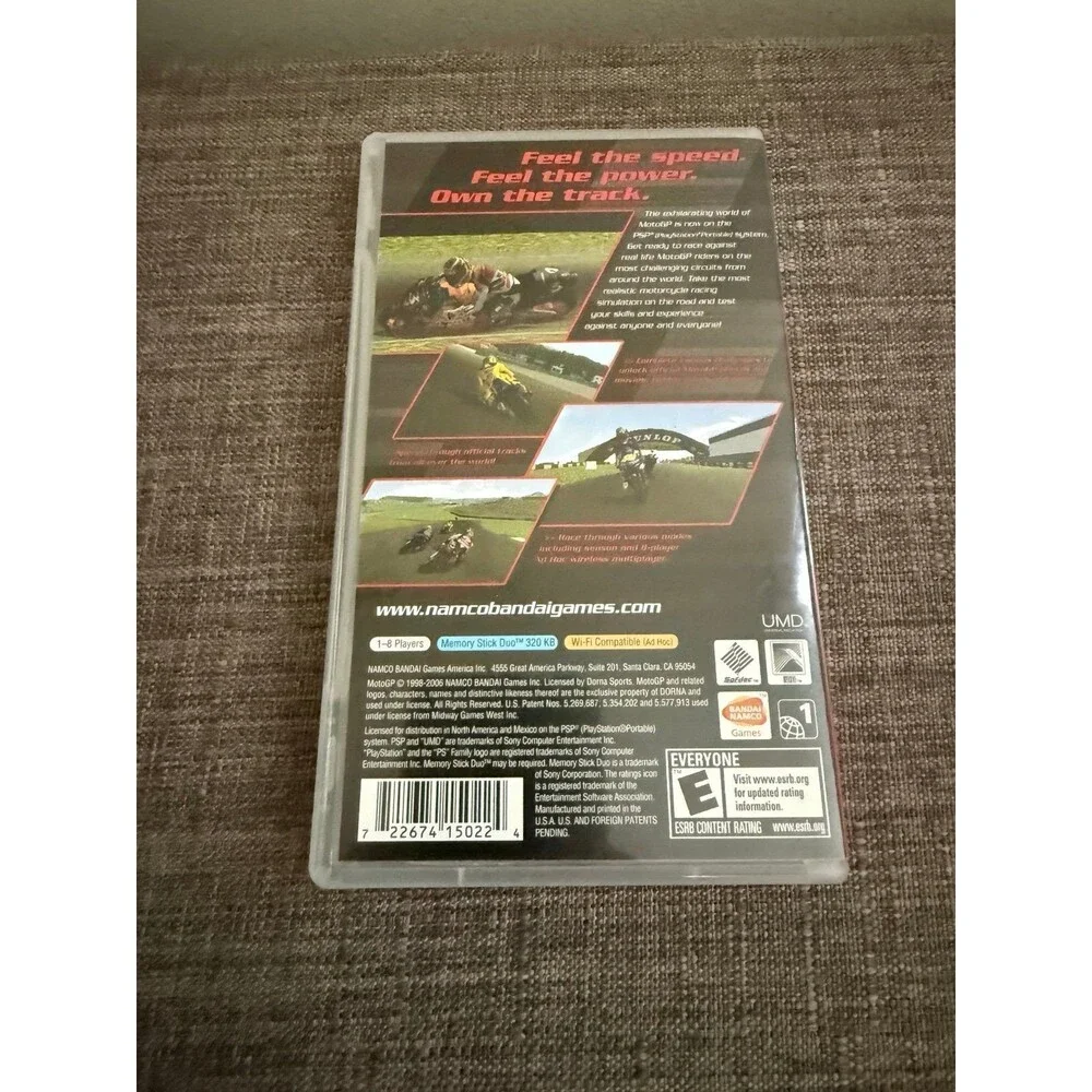 MotoGP Realistic Motorcycle Racing for Sony PSP *Tested*
